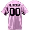 Custom Football Jersey for Men You Design Online in Adult Large in Pink view 3