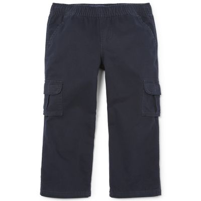 The Children's Place Boys Pull on Cargo Pants,New Navy Single,16