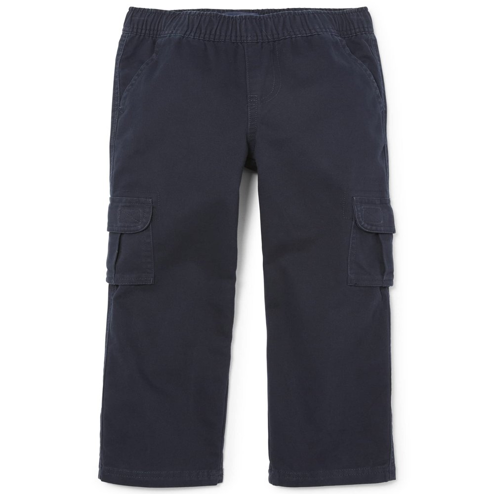 The Children's Place Boys Pull on Cargo Pants,New Navy Single,16
