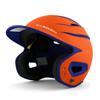 Boombah DEFCON Batting Helmet Sleek Profile Orange/Royal Blue - Size Senior 7" - 7 3/4" view 1