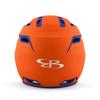 Boombah DEFCON Batting Helmet Sleek Profile Orange/Royal Blue - Size Senior 7" - 7 3/4" view 4