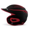 Boombah DEFCON Batting Helmet Sleek Profile Black/Red - Size Senior 7" - 7 3/4" view 2