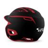 Boombah DEFCON Batting Helmet Sleek Profile Black/Red - Size Senior 7" - 7 3/4" view 3