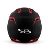 Boombah DEFCON Batting Helmet Sleek Profile Black/Red - Size Senior 7" - 7 3/4" view 4