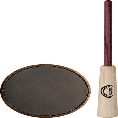 STRUT Commander Lil Ole Scratch Turkey Pot Call, Slate/Walnut, Black (SC16P6)