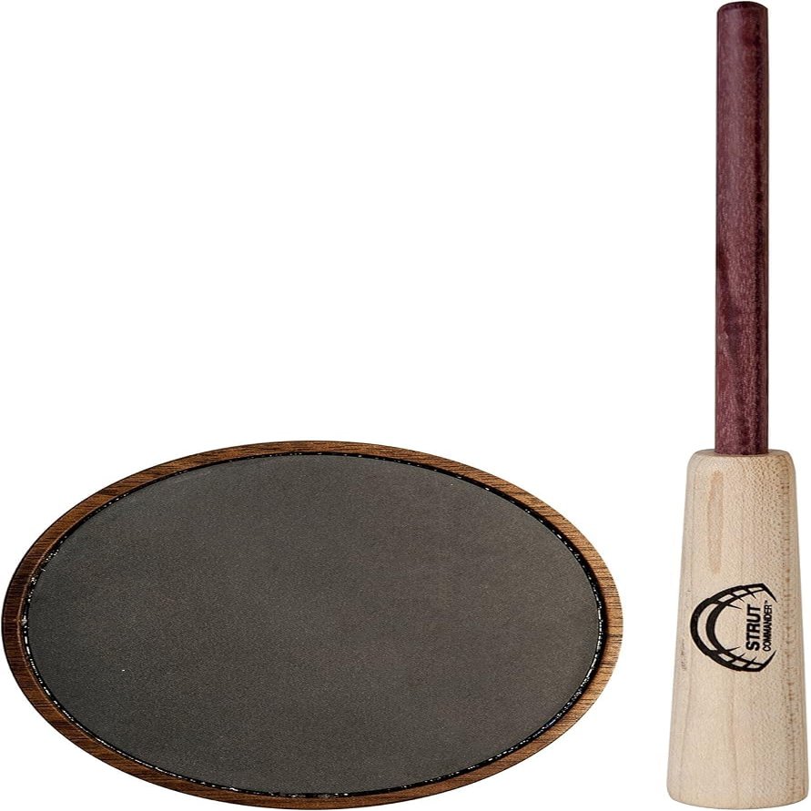 STRUT Commander Lil Ole Scratch Turkey Pot Call, Slate/Walnut, Black (SC16P6)
