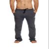 4-rth Ultra Flex Yoga Track Pant (Small, Charcoal w/Black & Royal) view 2