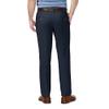 Haggar Men's Cool 18 Pro Slim Fit Flat Front Casual Pant, Navy, 38W x 30L view 2