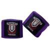 Amber Fight Gear Ultimate 180-Inch Mexican Style Elastic Hand Wraps Premium Quality Boxing Kickboxing Muay Thai MMA Wraps for Men and Women, Purple, Sold as a Pair view 1