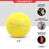 PowerNet 3.2" 6 Pack Weighted Training Balls for Hitting Batting, Build Strength & Muscle, Improve Technique, Training Equipment for Throwing, Softball Size (12 oz - Yellow) view 3
