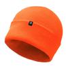 DALIX Cuff Beanie Cap 12" in Neon Orange view 2