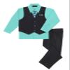 Rafael Boy's 5-Piece Vest and Pant Set -Hawaiian Blue 2T view 2