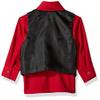 Boy's Vest and Pant Set, Includes Shirt, Tie and Hanky - RED 2T view 2