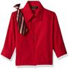 Boy's Vest and Pant Set, Includes Shirt, Tie and Hanky - RED 2T view 3