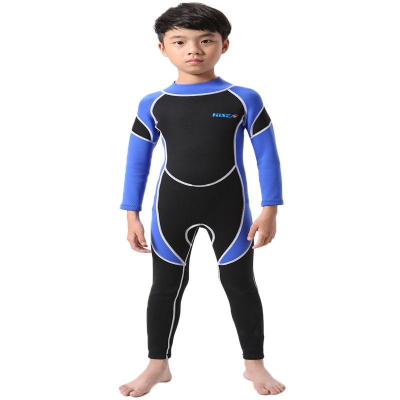 Neoprene Wetsuit One Piece Swimsuit for Kids Boys Girls UV Protection for Swim Surf Snorkel Scuba Diving