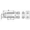 White Water 7848S-S Stainless Stern Eye (Stern Eye 3/8", 2-1/4" Thread Length) view 2