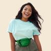 DALIX Fanny Pack w/ 3 Pockets Traveling Concealment Pouch Airport Money Bag (Green) view 4