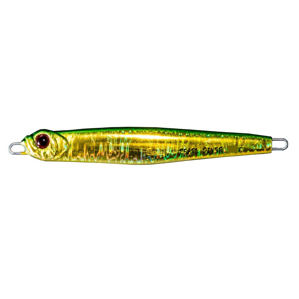 DRANCKRAZY Pearl Diver #02 Metal Jig Lure, Gold Green, 4.6 oz (130 g)