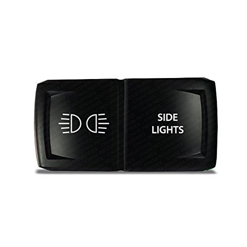 CH4X4 Rocker Switch V2 Side Lights Symbol 1 - Horizontal - Amber Led