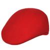100% Wool Felt Ascot Ivy Style Hat (L, RED) view 1