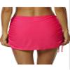 Labelar Women Skirted Swim Bottom with Brief Shirred Swimming Bikini Skirt Solid Color Swimdress view 2
