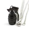 AZYOUNG Gold Silver Black Grenade Necklace (Black) view 2