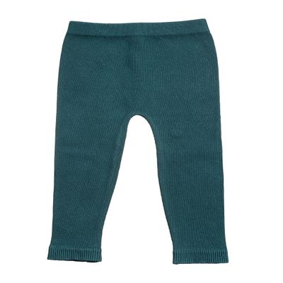 Silky Toes Baby Leggings, Toddler Seamless Soft Cotton Knit Pants for Girls and Boys (12-18 Months, Hunter)