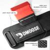 DMoose Fitness Weight Lifting Hooks (Pair) for Deadlifts, Pull Ups, Rows & Shrugs - Anti-Rip Nylon Strap Hand Grips with Thick Wrist Padding - Heavy Duty Wrist Straps for Weightlifting & Gym Workouts view 3