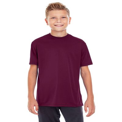 C2 Sport Youth Performance T-Shirt - Maroon, XL