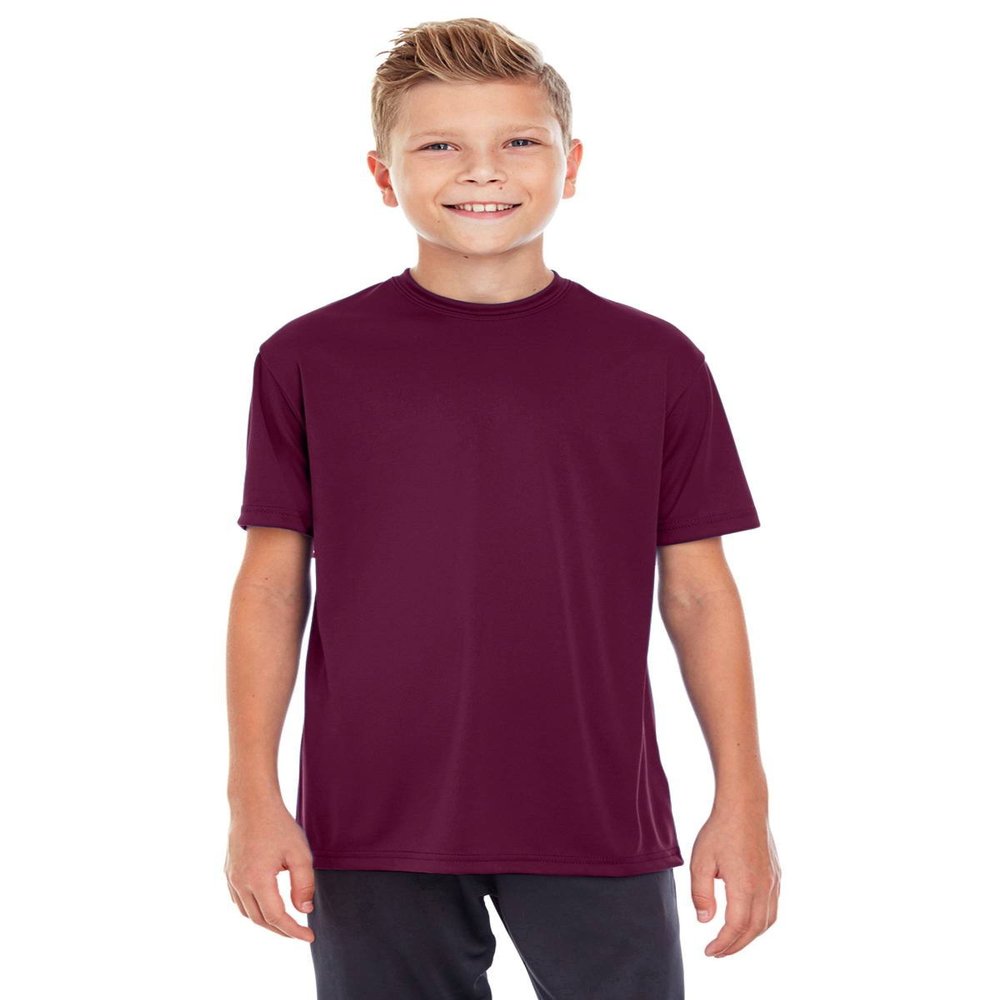 C2 Sport Youth Performance T-Shirt - Maroon, XL