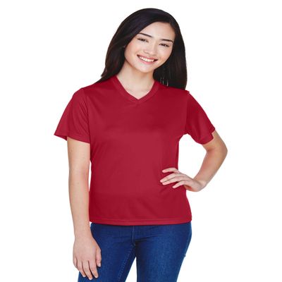 Team 365 Ladies' Zone Performance T-Shirt S SPORT SCRLET RED