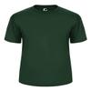 Badger Sport C2 Forrest Green Youth Small Short Sleeve Wicking Tee view 1