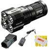 Nitecore Tiny Monster TM28 6000 Lumens 716 Yards Super Bright Rechargeable LED Flashlight w/LumenTac Organizer view 1