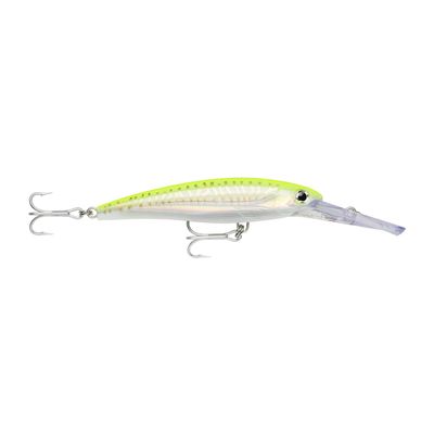Rapala HCHU XR30MAG-HCHU Minnow X-Wrap Magnum, 6.3 inches (16 cm), 2.5 oz (72 g), Hot Chart UV Lure