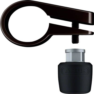 Abus Saddle/Post Lock Nutfix Seatpost Clamp/Lock, 30 Diameter, Red