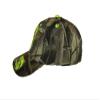AES Born to Fish Forced to Work (Neon Green) Camo Camouflage Embroidered Cap Hat view 4