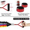 Resistance Bands, 15 Pieces Exercise Elastic Bands Set, 20lbs to 40lbs Resistance Tubes with Heavy Duty Protective Nylon Sleeves Anti-Snap for Fitness SUPALAK view 4