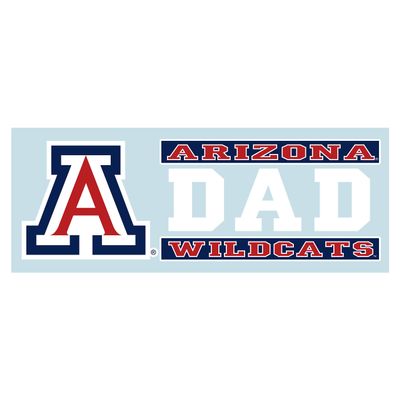 Craftique Arizona Wildcats Decal (ARIZONA DAD DECAL (6"), 6 in)