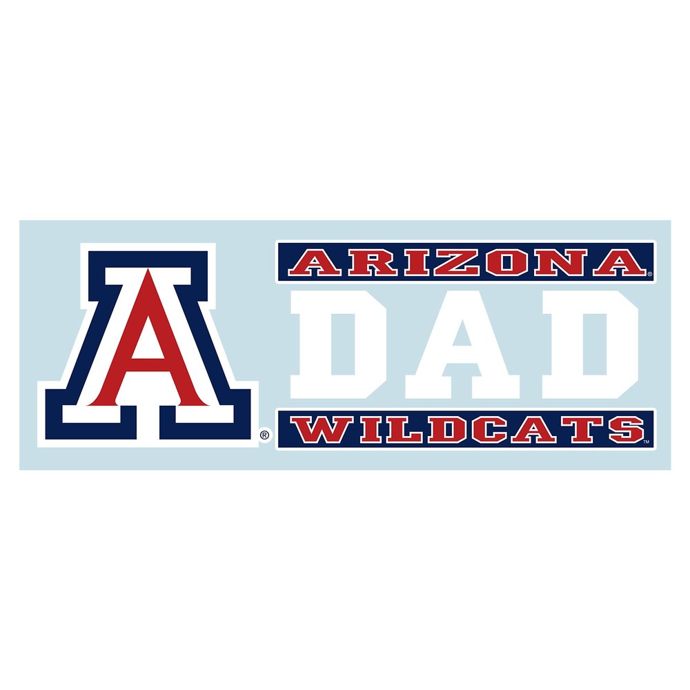 Craftique Arizona Wildcats Decal (ARIZONA DAD DECAL (6"), 6 in)