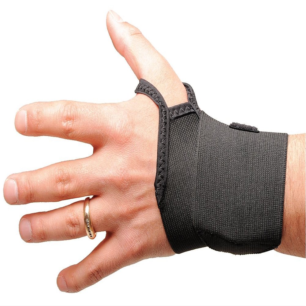 Wrist Wrap, L/XL, Ambidextrous, Black