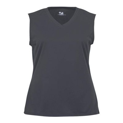 Badger Sport Graphite Girls XL Girls Sleeveless Wicking