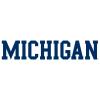UGP Campus Apparel YS01 - Michigan Wolverines Basic Block Youth T-Shirt - Medium - White view 2