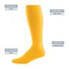 High Five Versatile Performance Knee-High Athletic Socks for Soccer, Football, and Softball, Athletic Gold, Medium view 4