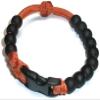 RedVex Ranger Pace Counter Bead Bracelet Choose your color and size - Customization Available (Burnt Orange, 8.5 inch) view 1