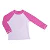 Flap Happy Girls UPF 50+ Colorblock Rash Guard/Swim Top, Kohala, 6X/7 view 1