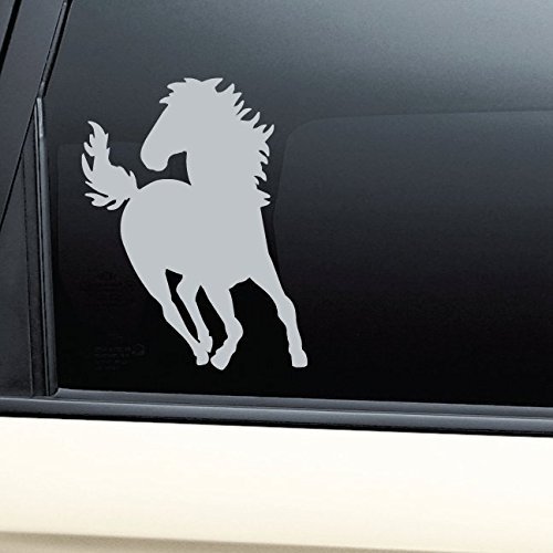 Nashville Decals Horse Vinyl Decal Laptop Car Truck Bumper Window Sticker - Gray