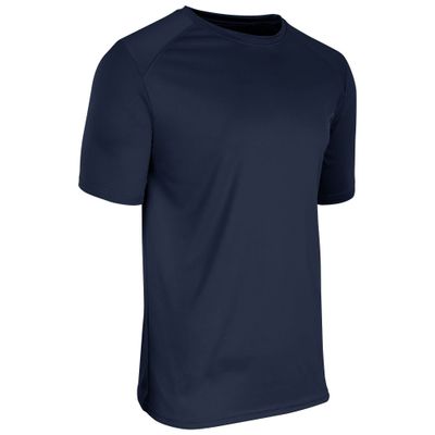 Champro Leader Polyester Crew Neck T-Shirt, Adult Large, Navy