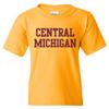 UGP Campus Apparel YS01 - Central Michigan Chippewas Basic Block Youth T-Shirt - Medium - Gold view 1