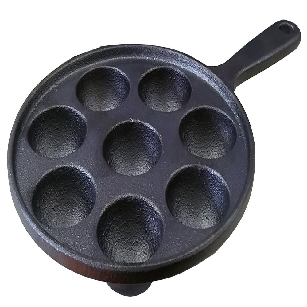 Captain Stag UG-3016 Frying Pan for Barbecues, BBQs, Multi, Mini Pan, Approx. 6.5 x 11.0 x 1.6 inches (165 x 280 x 40 mm)