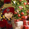 Little Kids Knitted Winter Beanie Hat and Scarf Set, 6 Months to Toddlers (Blue/Yellow) view 2